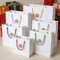 Sac en papier personnalisé d'usine, sac de luxe pour marque, emballage de boutique de chaussures, sac cadeau en papier pour vêtements