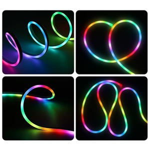 5V Control remoto de la aplicación Cuerda de neón Luz RGBIC Sincronización de música 2M 3M 5M 16.4FT - Product Image 3