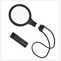 5x 10x USB Rechargeable 30LED Neck Hanging Handheld Head-Mounted Desktop Reading Repair Magnifier