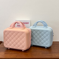 Ensemble de valises portables en PP avec fermeture éclair et petite trousse de maquillage étanche pour le rangement de souvenirs de voyage – Vente en gros