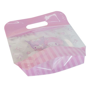 LT tùy chỉnh máy in có thể tái chế mờ Zip khóa trong suốt Túi rõ ràng đáy phẳng rõ ràng dây kéo túi nhựa có tay cầm nạp lại - Product Image 6