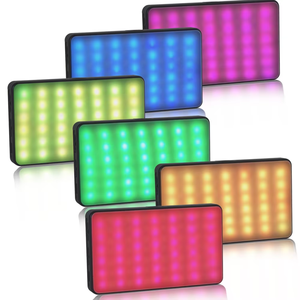 <span class=keywords><strong>Andoer</strong></span> W140 RGB LED-Videoleuchte Wiederaufladbare Fotografie-Aufhellleuchte CRI95+ 2500K-9000K Dimmbares LED-Licht - Product Image 2