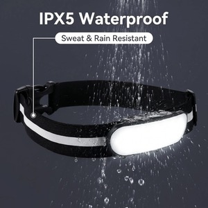 ไฟฉาย LED แบบหนีบสำหรับนักวิ่ง พาสุนัขเดินเล่น - ไฟนิรภัยแบบชาร์จได้ IP65 มุมลำแสง 200 องศา สำหรับวิ่งกลางคืน ตั้งแคมป์ เดินป่า - Product Image 2