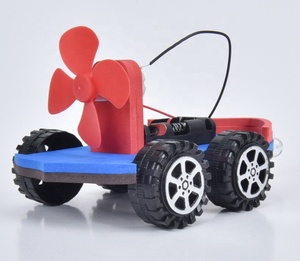 Kit <span class=keywords><strong>de</strong></span> Ciencia <span class=keywords><strong>de</strong></span> bricolaje para niños, lancha rápida aerodinámica, coche, tecnología STEM, experimento, Física electrónica, juguetes para la escuela - Product Image 4