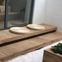 Stabilité dimensionnelle des ventes d'usine Pin thermiquement modifié pour le revêtement de terrasse en bois thermo carbonisé Bois thermo traité