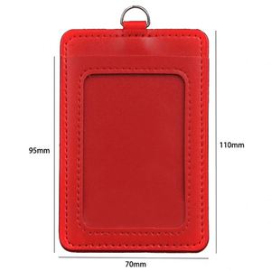 Porta Tarjetas de Identificación Vertical y Horizontal de Cuero PU de Buena Calidad y Precio Económico de Proveedor Verificado - Product Image 4