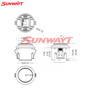 Arcade <b>Game</b> <b>Machine</b> 30mm Clear Body Round Momentary Buttons Built-in Microswitch Coin Pusher on Sale - Product Image 6