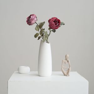 10 باقات بالجملة من زهور الفاوانيا الاصطناعية للخريف، مقاومة للماء والأشعة فوق البنفسجية، مناسبة لعيد الأم وعيد الميلاد - Product Image 3