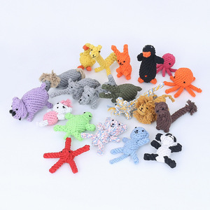 Venta al por mayor <span class=keywords><strong>cachorro</strong></span> de juguete paquete lindo divertido masticar perro de peluche conjunto de peluche suave chirriante perro interactivo de peluche a granel - Product Image 6