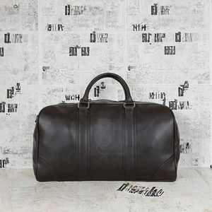 Sac de voyage MARRANT vintage en PU pour homme, sac de sport, sac de week-end, sac de voyage avec fermeture à glissière, grande capacité - Product Image 3