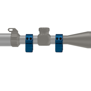 Anneaux de lunette BANGBANG 20 mm, hauteur centrale 1,0 po, étanches et antichocs pour sports de plein air (double rangée de vis bleues) - Product Image 6