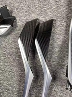 Kits integrales para BMW X5 X6 X7 100%, adornos interiores de coche de fibra de carbono Real, accesorios para cubierta de puerta de salpicadero