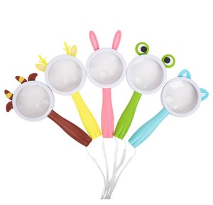 5X 10X Kính Lúp Động Vật Hoạt Hình Cầm Tay Chống Rơi Cho Trẻ Em - Product Image 3