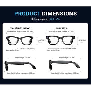 Gafas Inteligentes con Traductor de IA, Sistema Operativo Android, Perspectiva en Primera Persona, Captura de <span class=keywords><strong>Video</strong></span> 1080P, Control Conveniente por Aplicación - Product Image 4