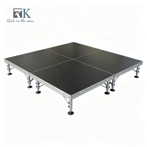 High Quality Portable Modular Stage with Plywood & Aluminum Frame Heavy Duty for Outdoor Concerts Parties Weddings & Exhibitions - Product Image 1