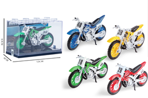 3 colores mezclados Shantou chenghai fábrica de Juguetes Artículos de tendencia coche fundido a presión deslizante motocicleta juguete fundido a presión coche de juguete para niños - Product Image 2