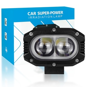 ไฟหน้ารถมอเตอร์ไซค์ LED ขนาด 4 นิ้ว 20w ไฟสปอร์ตไลท์ ไฟทำงานในรถยนต์ ไฟตัดหมอกสีเหลือง/ขาว ไฟภายนอกรถยนต์ไฟฟ้า - Product Image 1