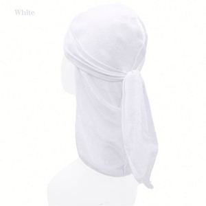 ผ้าโพกหัวเด็กกำมะหยี่ สำหรับเด็กชายและเด็กหญิง แบบ 360 องศา สายรัดกว้าง หางยาว ผ้าโพกหัวแบบ Turban ของขวัญโปรโมชั่น - Product Image 4