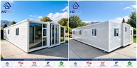 Casa Container Prefabbricata Espandibile 40Ft 20Ft Secondo Standard Australiani, 1 2 3 4 5 Camere da Letto, Casa Mobile Moderna