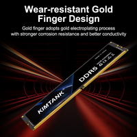Kimtank High Quality DDR5 RAM 6000mhz 8GB 16GB 32GB Compatible All Desktop RAM Stock Genre RAMs 4800MHz/5200MHz Frequency