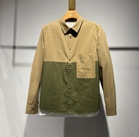 Nouvelle chemise à manches longues en velours décontractée japonaise pour homme, respirante, épaisse, 100% coton