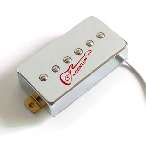Donlis Custom AlNiCo 5/2 P90 Single Coil Humbucker Formaat LP Gitaar Pickup Met Messing Kap voor Handgemaakte Gitaar Kits - Product Image 2