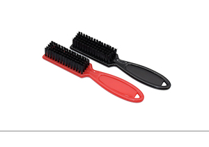 Aceptable logotipo personalizado mango de plástico barba cepillo de limpieza cepillo de barbero cepillo cuello barredora herramienta - Product Image 3