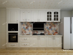 Giá bán buôn nhà bếp sang trọng đảo Tủ Set bóng Acrylic bề mặt không thấm nước & chống trầy xước - Product Image 6