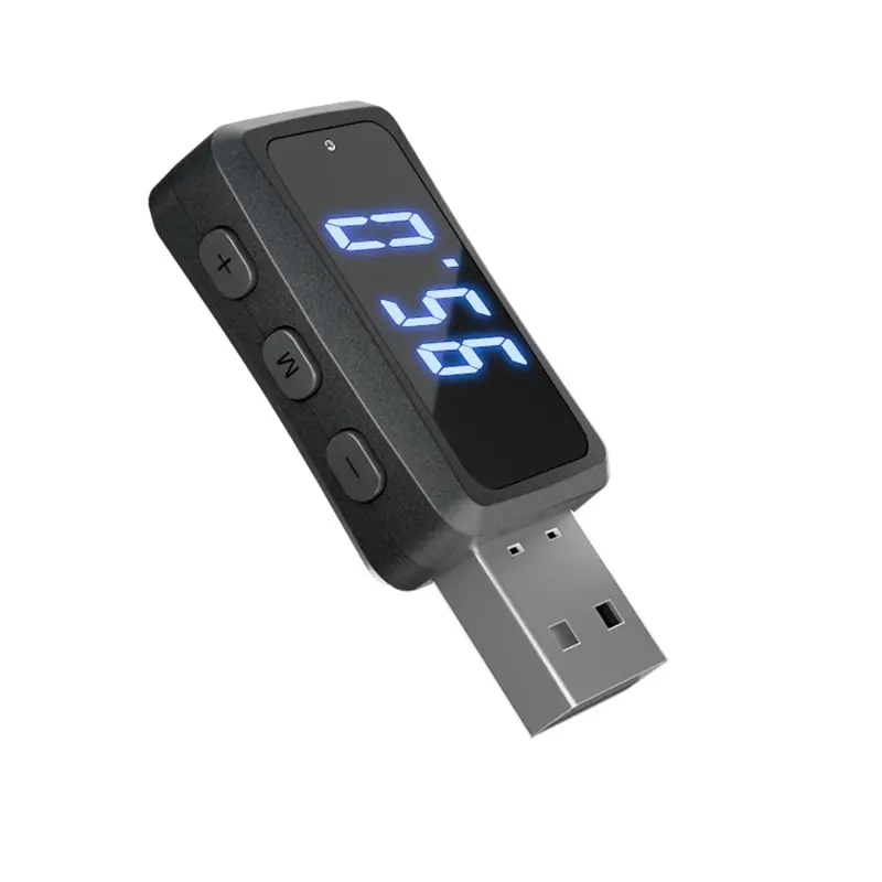 FM02 Mini Audio Receiver Fm Transmitter Adapter Handfree Car USB Bluetooth Dongle