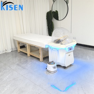 Kisen Mobile Head Spa <b>Bed</b> with Water <b>Heater</b> Water Ring and Two Tanks for Home Use Zen Flow Design Easy to Clean Compact - Product Image 2