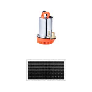 LSNPソーラー水中ポンプ 12ボルト高圧アルミボディ鉄製吐水口 0.2-0.4HP 10m揚程 DCブラシモーター 3Mケーブル <span class=keywords><strong>1</strong></span>インチ - Product Image 1