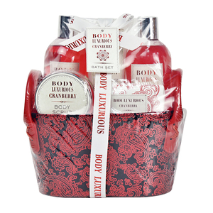 Vente en gros de produits de soins personnels très vendus 6 pièces, panier-cadeau de beauté pour la Saint-Valentin, kit de coffrets cadeaux de la collection douche de spa pour femmes - Product Image 3
