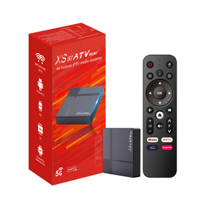 XS97 ATV 미니 6K UHD 2 + 16GB Allwiner H618 셋톱 박스 쿼드 코어 2 + 16GB 메모리 6K 울트라 고화질 5G 듀얼 와이파이 TV 박스