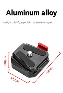 Tấm Tháo Nhanh Giá Đỡ Ba Chân Máy Ảnh Arca Swiss QR Kẹp Kẹp Nhanh Tương Thích Với Máy Ảnh DSLR/SLR /DVR - Product Image 6