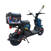 Scooter électrique à batterie lithium 60V, étanche, moteur 1000W, motos de rue avec écran LCD, 60 km/h, motos tout-terrain