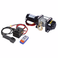 Treuil CE à installation facile, 12V/24V DC, étanche, avec frein automatique, revêtement antidérapant et antirouille, pour ATV 4x4 et UTV, pour auto-sauvetage