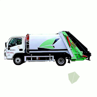 Camion de collecte des déchets d'usine