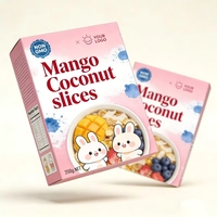 Boîtes de céréales miniatures personnalisées en gros pour le petit-déjeuner, emballage en carton pour boîte de céréales croustillantes