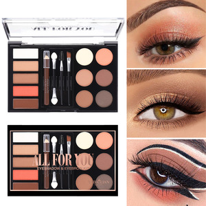 <strong>Makeup</strong> <strong>Kit</strong> for Girls Eyeshadow and Brow <strong>Kit</strong> Nude Pigment Eyeshadow Palette with Brushes Cosmetic Set - Product Image 2