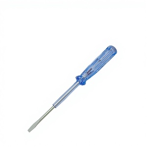 Elektrischer Prüfstift mit Flachkopf-Schraubendreher für Haushalt und Experimente, Kontaktprüfstift für Elektriker bei Niederspannung - Product Image 1