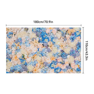 Blumen Hochzeit Hintergrund Fotografie Blumen Wand Rose Hintergrund Hochzeit Braut dusche Liebhaber Hintergründe Foto Requisiten - Product Image 5