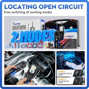 Probador de sonda de circuito VDIAGTOOL V500 PRO 2 en 1, Kit de probador de batería de coche automático, herramienta de diagnóstico eléctrico, buscador de interruptores de coche, Avometer - Product Image 2