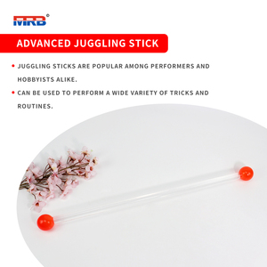 Nuevas Varitas de Acrílico Transparente <span class=keywords><strong>con</strong></span> Efecto de <span class=keywords><strong>Fuego</strong></span>, Varitas Luminosas para Contact Juggling - Product Image 4