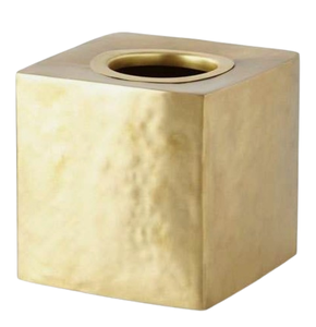 Meilleure vente forme carrée porte-mouchoirs bureau maison vaisselle salle à manger or fini porte-mouchoirs boîte distributeur de mouchoirs - Product Image 1