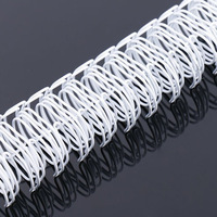 Fil de reliure métallique en spirale pour livres, double boucle 2:1, 23 boucles, vente en gros