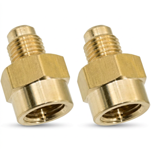 Adaptador de Latón de 5/8 Pulgadas Hembra a 1/2 Pulgada Macho, Construcción Forjada, Baja Presión, Resistente a la Corrosión - Product Image 3