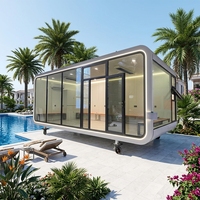 Maison préfabriquée en conteneur Apple House, capsule habitable, certifiée SAA CE AS4964, maison modulaire moderne, petite maison sur mesure