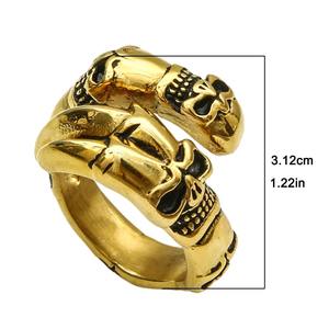 แหวนทรงค้อนธอร์วินเทจทำจากสแตนเลสสตีลของผู้ชายทำจากอัลลอยด์ - Product Image 1