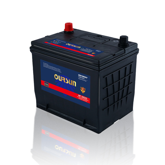 12V 50AH Car Battery JIS Auto Battery Factory Wholesale 55D23 Maintenance Free Battery for Car
