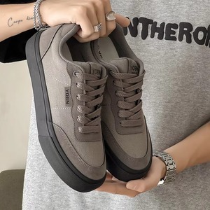 Trendy Thick Sole <b>Canvas</b> Board Shoes 2026 New Autumn Retro Casual Sneakers for Teen Men Street Daily Outfit - Product Image 1